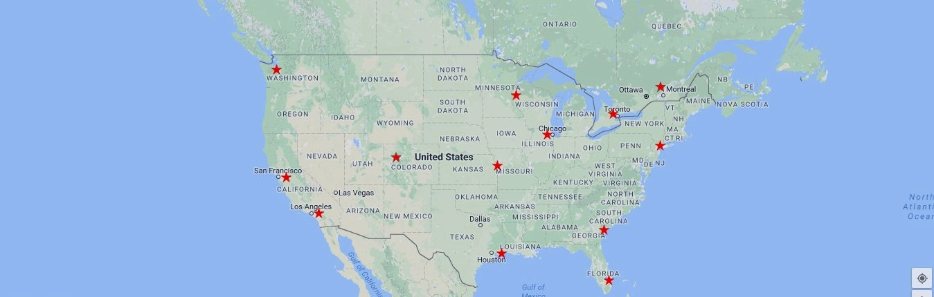 Our Distribution Areas